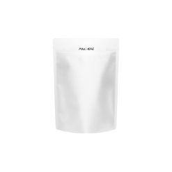 GRIP ‘N PULL Matte White Child Resistant Bag