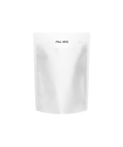 Ounce Matte White GRIP ‘N PULL™ Child Resistant Bag