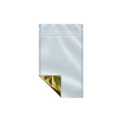 Quarter Ounce Clear/Gold Barrier Bags