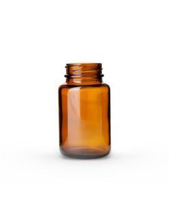 100cc Amber Glass Packer Bottle 38-400 Neck