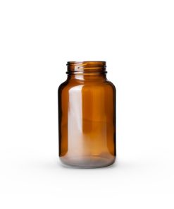 200cc Amber Glass Packer Bottle 45-400 Neck