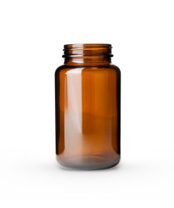 300cc Amber Glass Packer Bottle 53-400 Neck