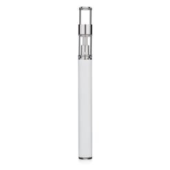 White Glass Round Tip 5ml Disposable Vape Pen Battery