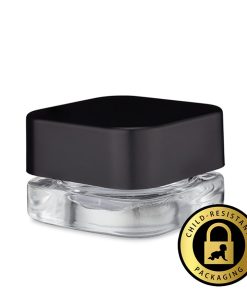 5ml Square CR Glass Concentrate Containers