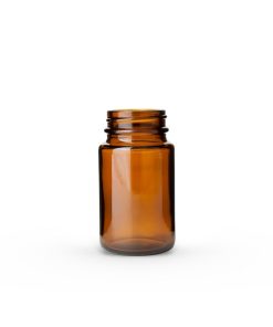 75cc Amber Glass Packer Bottle 38-400 Neck