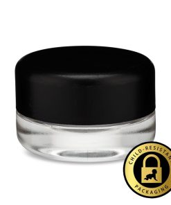 9ml Container W/ Child Resistant Black Lid
