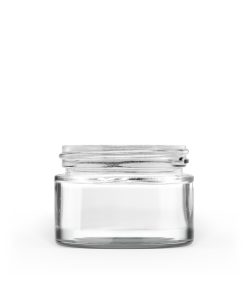 40g 50-400 Clear Straight-Sided Round Glass Jar