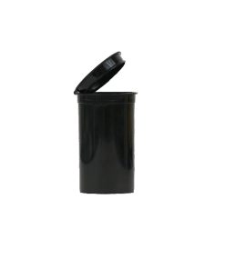Opaque Black Pop Top Containers
