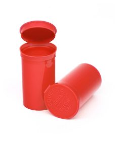 Opaque Strawberry Pop Top Containers