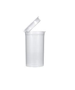 Translucent Clear Pop Top Containers
