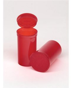 Translucent Red Pop Top Containers