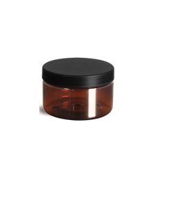 Amber PET Plastic Jars