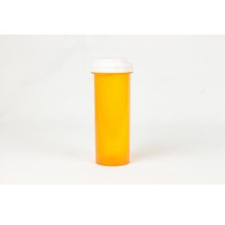 Amber Thumb Tab Reversible Cap Vials