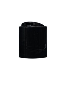 Black 20-410 PP Smooth Wall Disc Top Unlined Cap