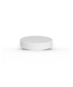 White Smooth Skirt Lid with Foam Liner