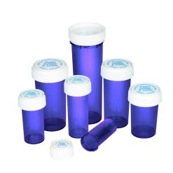 Purple Reversible Cap Vials