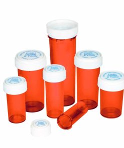 Red Reversible Cap Vials