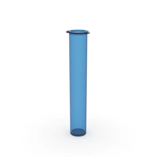 116 mm translucent blue pre roll tube brigade packaging